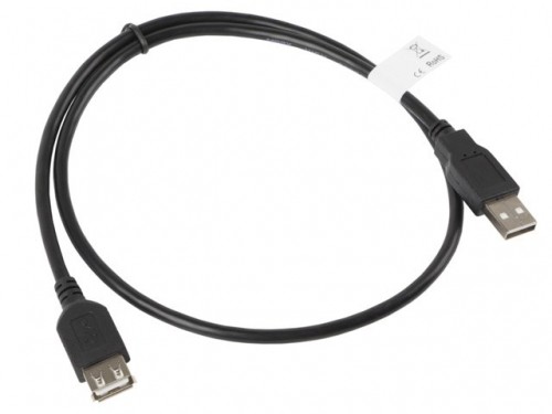 Lanberg CA-USBE-10CC-0007-BK USB cable 0.7 m USB 2.0 USB A Black image 2