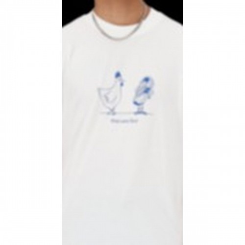Men’s Short Sleeve T-Shirt ESSENTIALS CHICKEN New Balance MT41591 White image 2