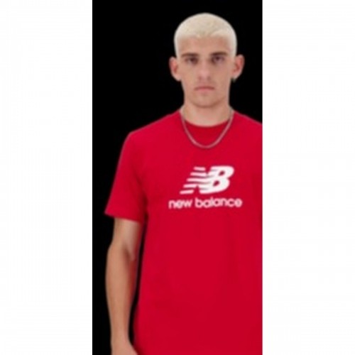 Men’s Short Sleeve T-Shirt New Balance  LOGO MT41502 TRE Red image 2