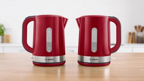 Bosch TWK6A514 electric kettle 1.7 L 2200 W Grey, Red image 2