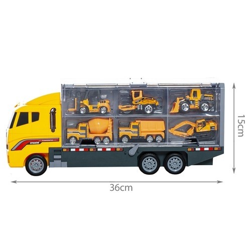 Kruzzel TIR truck set with 6 cars 22481 (17227-0) image 2