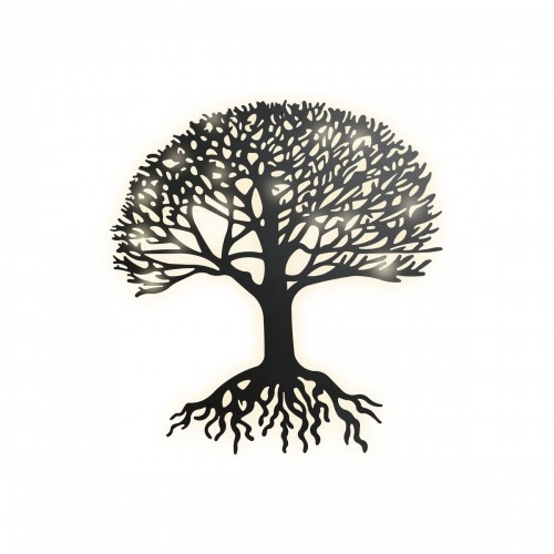 Настенный декор Home ESPRIT Чёрный Дерево Колониальный 80 x 1 x 80 cm image 2