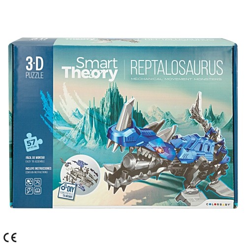 Smart Theory Конструктор Ходячий робот-динозавр 57 штук Репталозавр 3+ CB47414 image 2