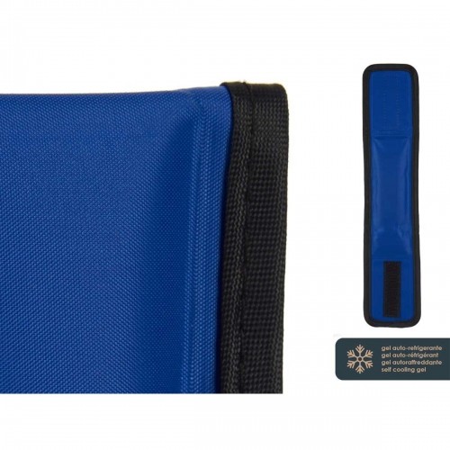 Dog collar Blue Black PVC Gel 6,3 x 1 x 30 cm Coolant (4 Units) image 2