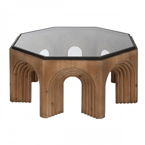Centre Table Home ESPRIT Crystal Fir wood 99 x 99 x 46 cm image 2