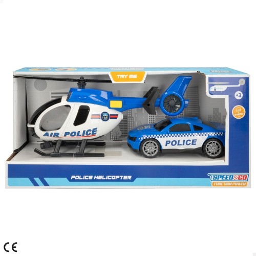 Color Baby Полицейский набор (машина и вертолёт) со звуком и светом 3+ CB47516 image 2
