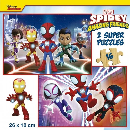 2-Puzzle Set Educa 16 Pieces Duo image 2