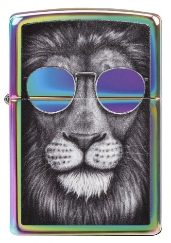 Zippo Lighter 151CI407606 Lion in Sunglasses image 2