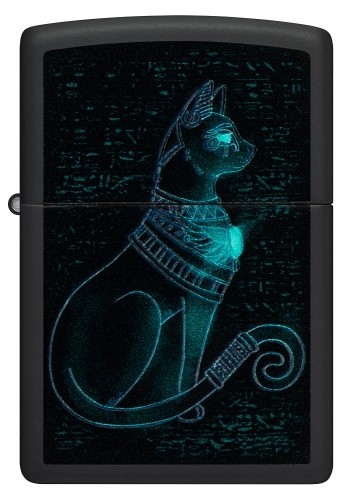 Zippo Lighter 48582 Spiritual Cat Design image 2