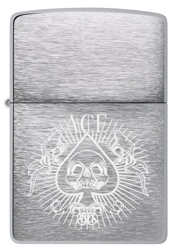 Zippo Lighter 48500 Spade Skull Design image 2