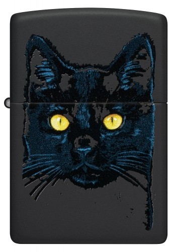 Zippo Lighter 48491 Black Cat Design image 2