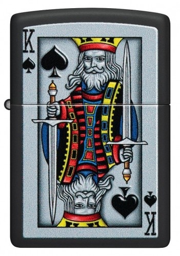 Zippo Lighter 48488 King Of Spades Design image 2