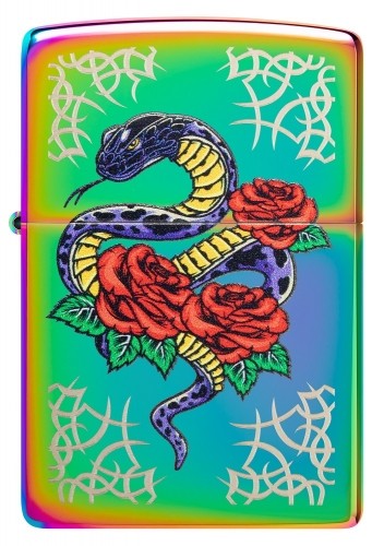 Zippo Lighter 48395 Rose Snake Design image 2