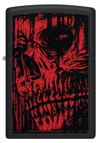 Zippo Lighter 49775 Red Skull Design image 2