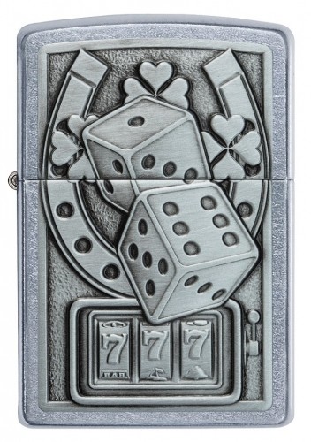 Zippo Lighter 49294 Lucky 7 Emblem Design image 2