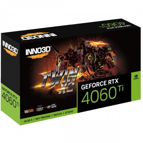 Графическая карта INNO3D N406T2-16D6-178055N Geforce RTX 4060 Ti 16 GB GDDR6 image 2