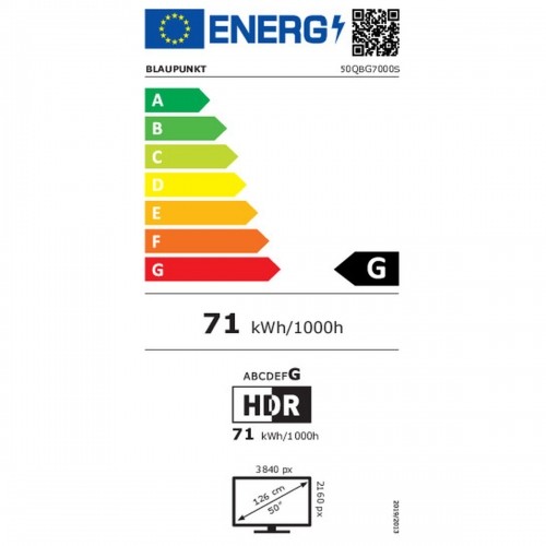 Смарт-ТВ Blaupunkt 50QBG7000S 4K Ultra HD 50" HDR QLED image 2