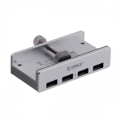 USB-разветвитель Orico ALL-USB3-HUB-4-CLIP Серебристый image 2