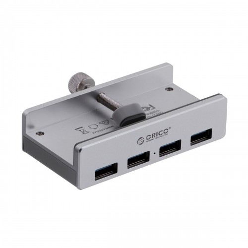 USB Centrmezgls Orico ALL-USB3-HUB-4-CLIP Sudrabains image 2