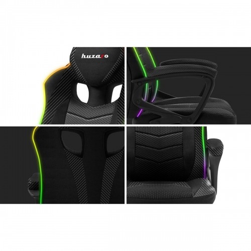 Gaming Chair Huzaro HZ-Force 2.5 RGB Mesh Black Grey image 2
