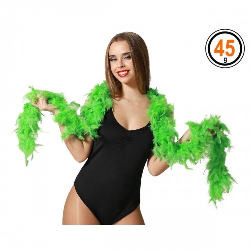 Bigbuy Carnival Аксессуары для костюмов Зеленый 20-е годы Boa image 2