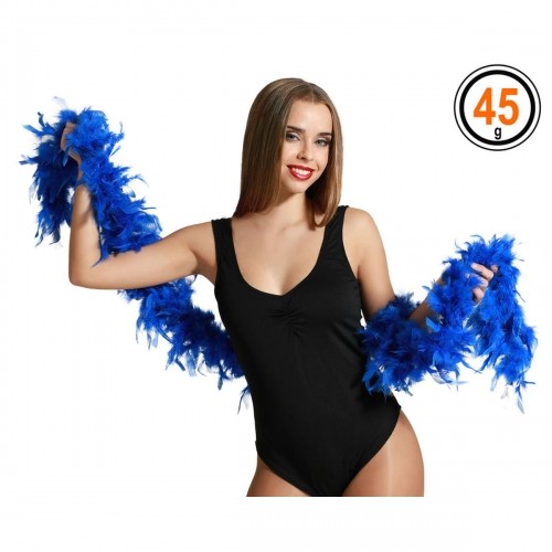 Bigbuy Carnival Аксессуары для костюмов Синий 20-е годы Boa image 2