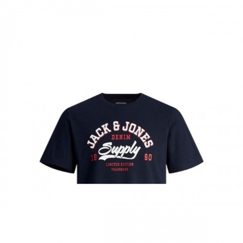 Men’s Short Sleeve T-Shirt Jack & Jones JJELOGO TEE SS 12246690 Navy Blue image 2