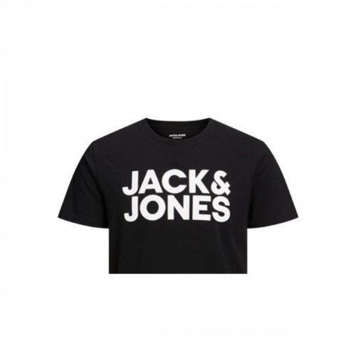 Vīriešu Krekls ar Īsām Piedurknēm Jack & Jones JJECORP LOGO TEE 12151955 Melns image 2