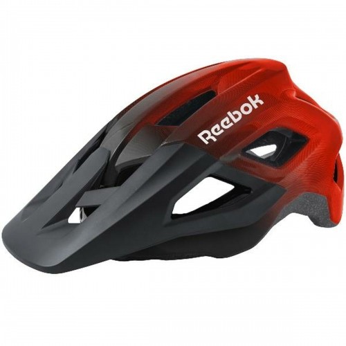 Adult's Cycling Helmet Reebok Black Red Visor image 2
