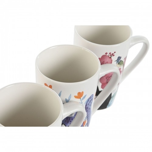 Кружка Mug Home ESPRIT Разноцветный Фарфор кот (4 штук) image 2