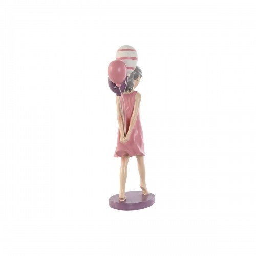 Декоративная фигура Home ESPRIT Розовый Мальва chica 7 x 11 x 27 cm image 2