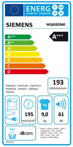 Siemens WQ45B2B40 IQ700 Сушильная машина image 2