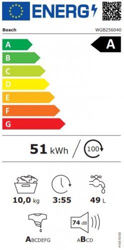 Bosch WGB256040 Serie 8 стиральная машина image 2