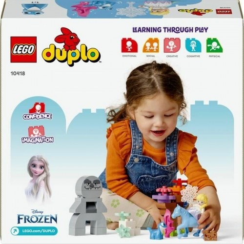 Строительный набор Lego DUPLO Disney 10418 Elsa and Bruni in the Enchanted Forest Разноцветный image 2