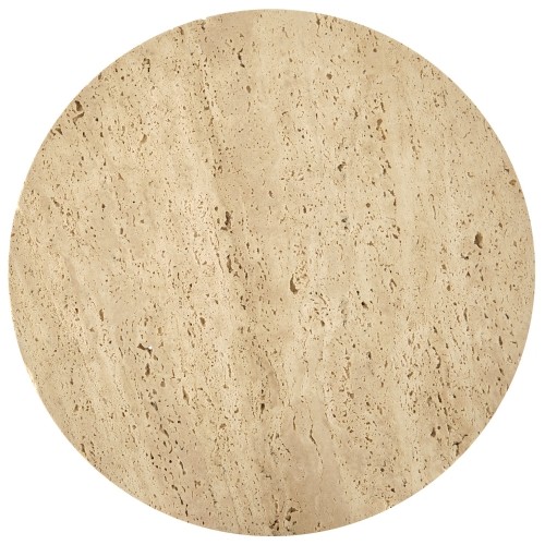 Halmar TRAVERSO c. table, color travertine / white image 2