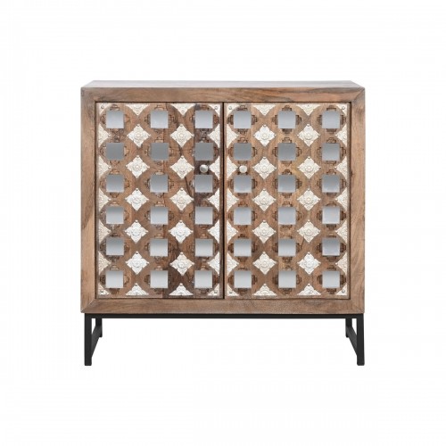 Sideboard Home ESPRIT Brown Black Silver 80 x 38 x 80 cm image 2