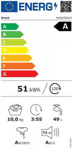 Bosch WGB2560X0 Serie 8 стиральная машина image 2