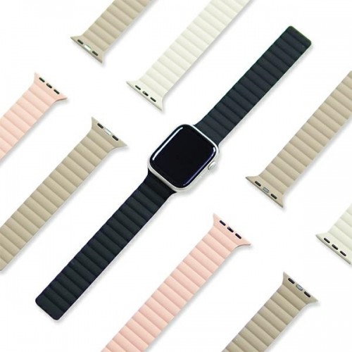 Araree pasek Silicone Link Apple Watch 38|40|41mm różowo-zielony|pink-khaki AR70-01908B image 2