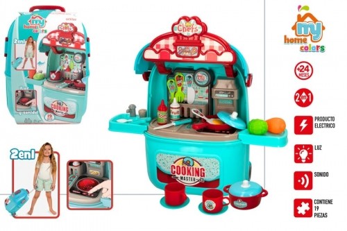 Color Baby Кухня-чемоданчик с принадлежностями ( свет и звук) с 2 лет CB49766 image 2
