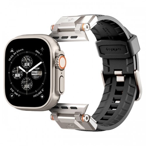 Spigen DuraPro Armor Apple Watch 4|5|6|7|SE 42|44|45|49 mm czarny|black AMP06065 image 2