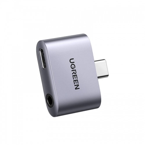 UGREEN CM231 USB-C to USB-C Adapter + jack 3.5mm (gray) image 2
