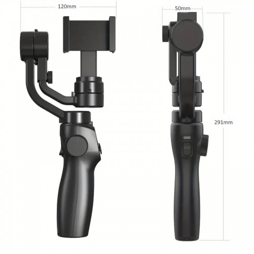 RoGer Gimbal F10 3-asu stabilizators - statīvs viedtālrunim līdz 7" / 280g / 2200mAh image 2