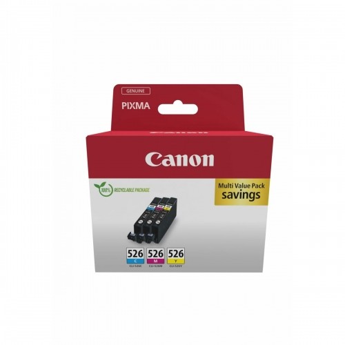 Oriģinālais Tintes Kārtridžs Canon CLI-526 Daudzkrāsains Ciāns/Fuksīns/Dzeltens image 2