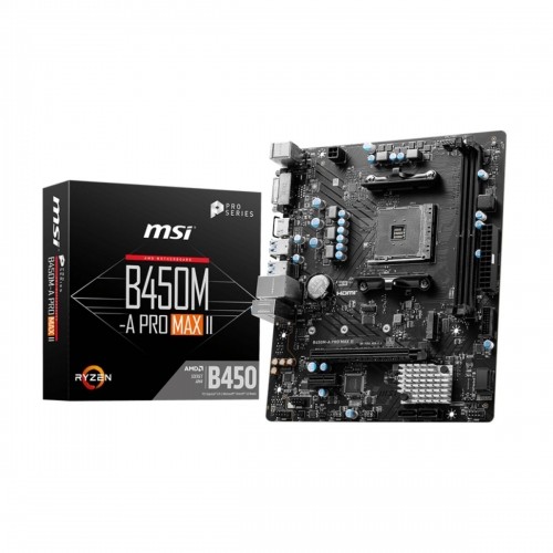 Mātesplate MSI B450M-A PRO MAX II  AMD B450 AMD AMD AM4 image 2