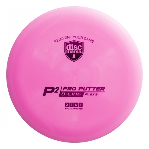 Discgolf DISCMANIA Putter D-LINE P2 FLEX 2 Pink 2/3/0/1 image 2