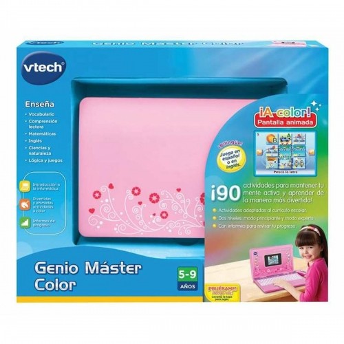 Toy computer Vtech Genio Master Color ES-EN 18 x 27 x 4 cm Rozā image 2