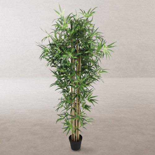 Bigbuy Home Декоративное растение Цемент Ткань Бамбук 180 cm image 2