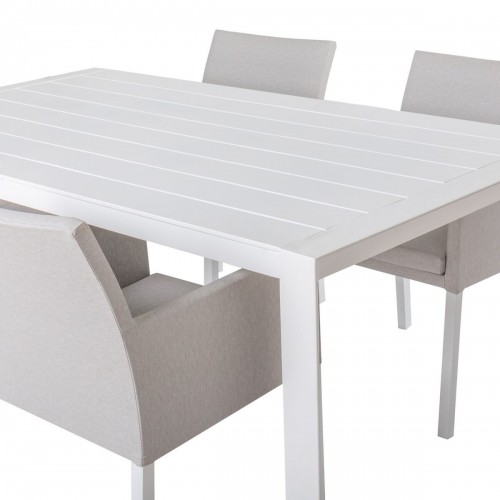 Dining Table Io White Aluminium 180 x 100 x 75 cm image 2