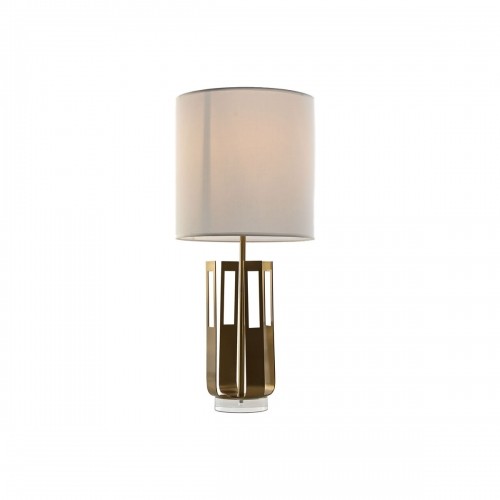 Galda lampa Home ESPRIT Balts Bronza Dzelzs 50 W 220 V 35 x 35 x 78 cm image 2