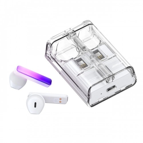 TWS Joyroom JR-TC1 IceLens Series wireless headphones with LED lights - white image 2
